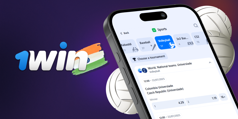 Info about Volleyball betting at 1win